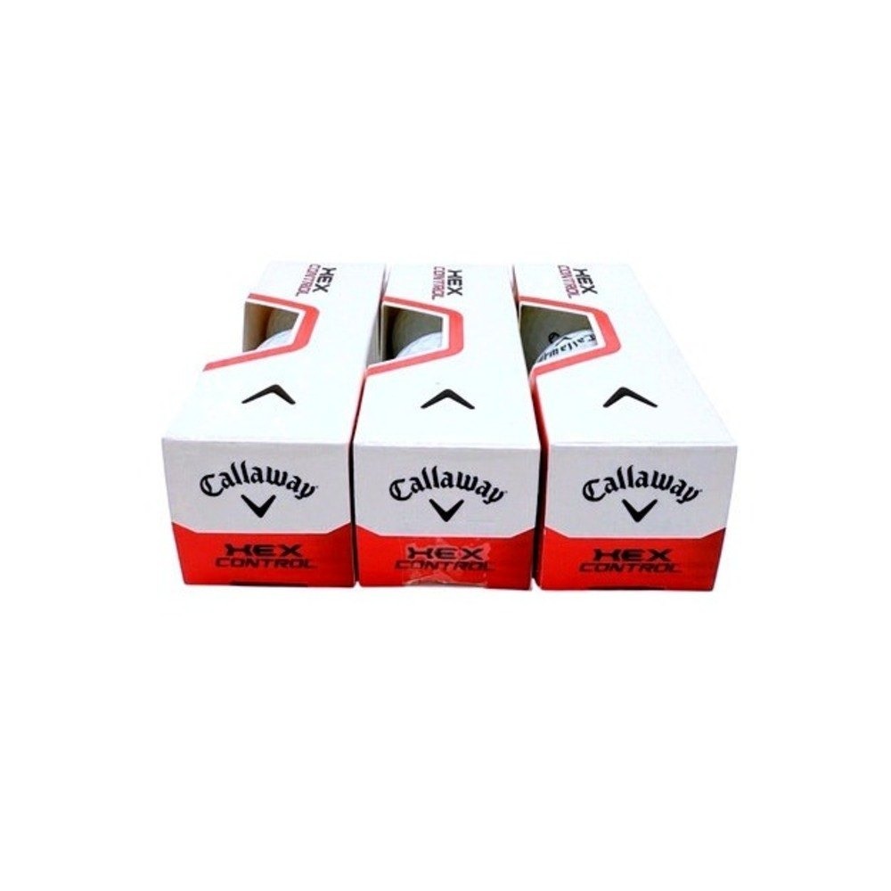Callaway HEX Control Golf Balls 3 Sleeves 9 Balls New Open Box Soft Feel